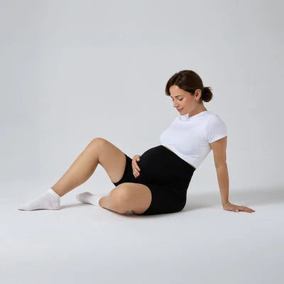 Short de grossesse Lynelia porté pendant la grossesse