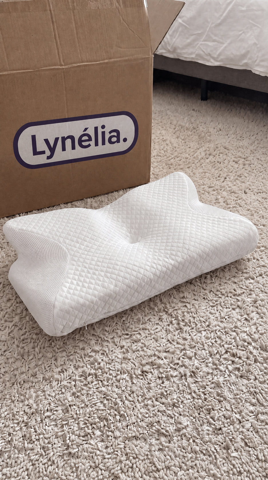 Oreiller ergonomique Lynelia au quotidien