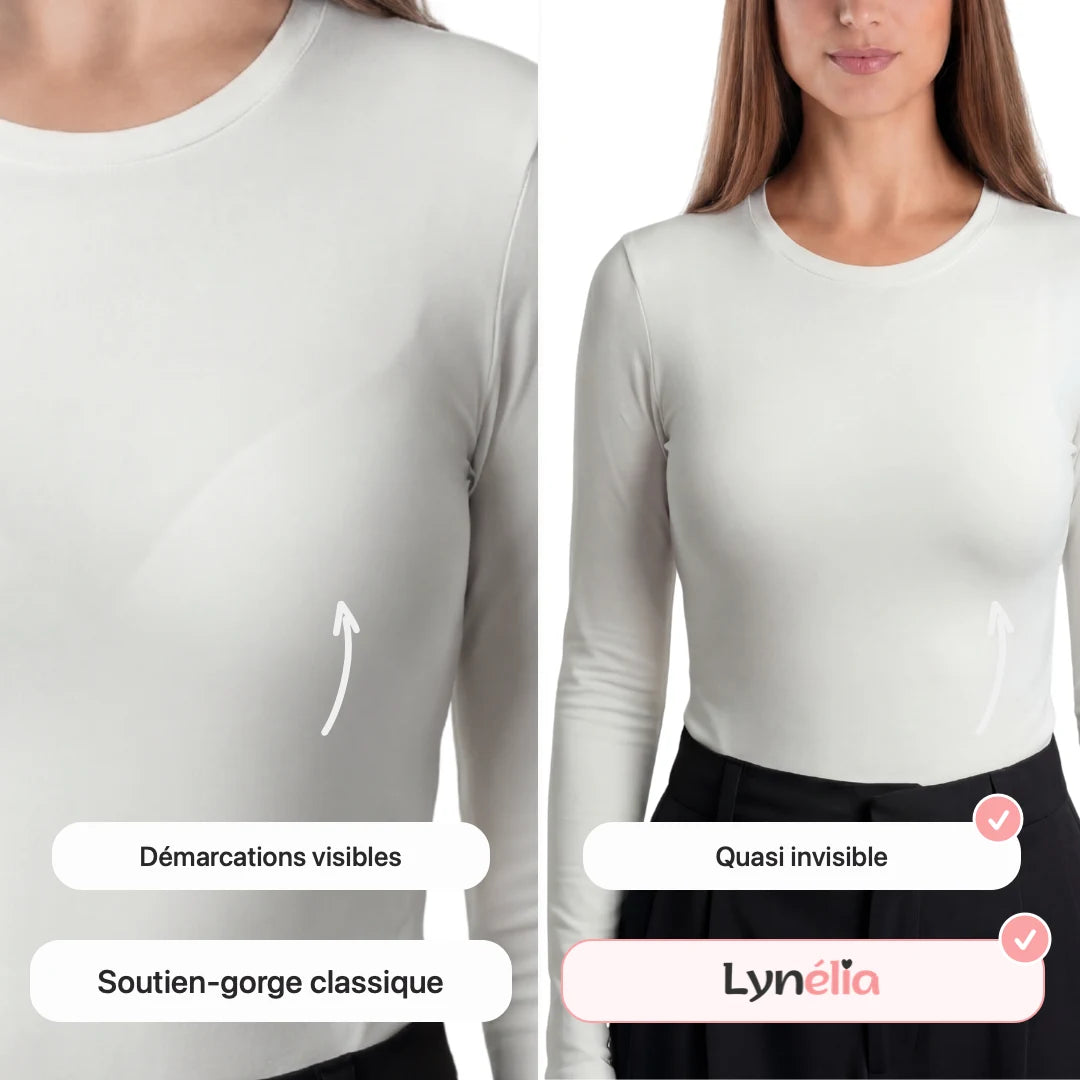 Soutien-gorge Lynelia invisible sous les vêtements