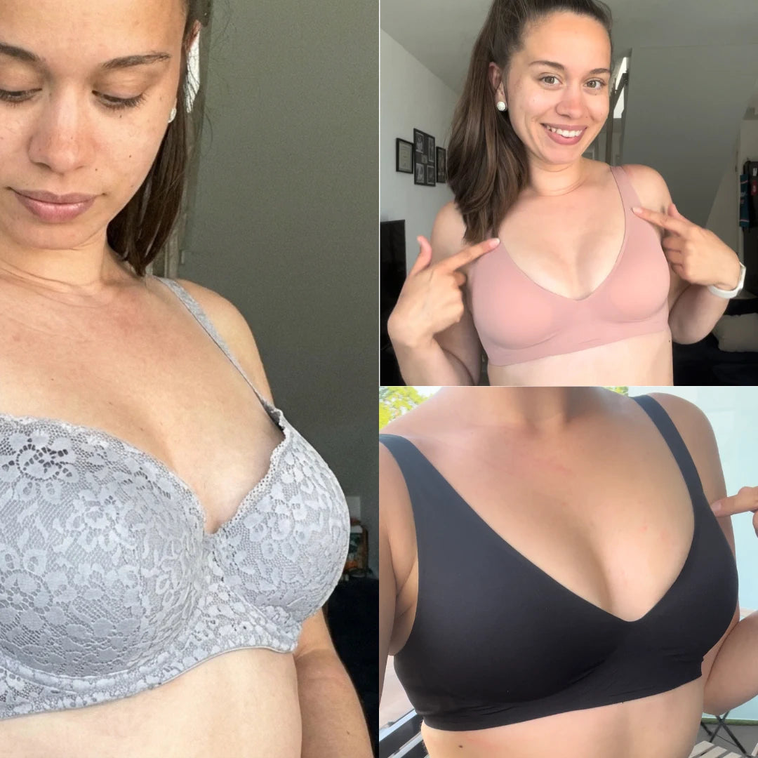 Décolleté naturel avec le soutien-gorge Lynelia