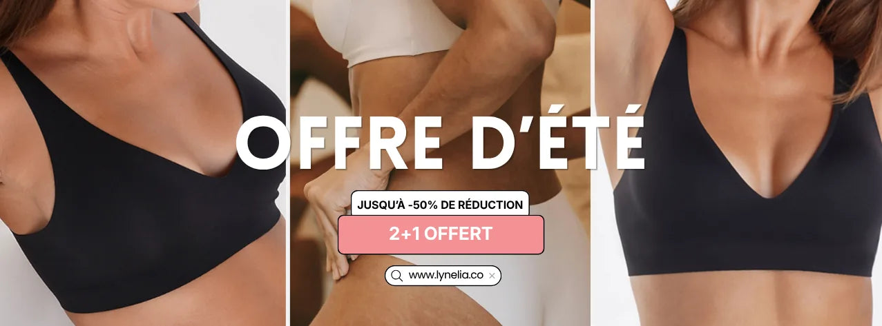 Offre d’été Lynelia : jusqu’à 50 % de réduction, 2+1 offert