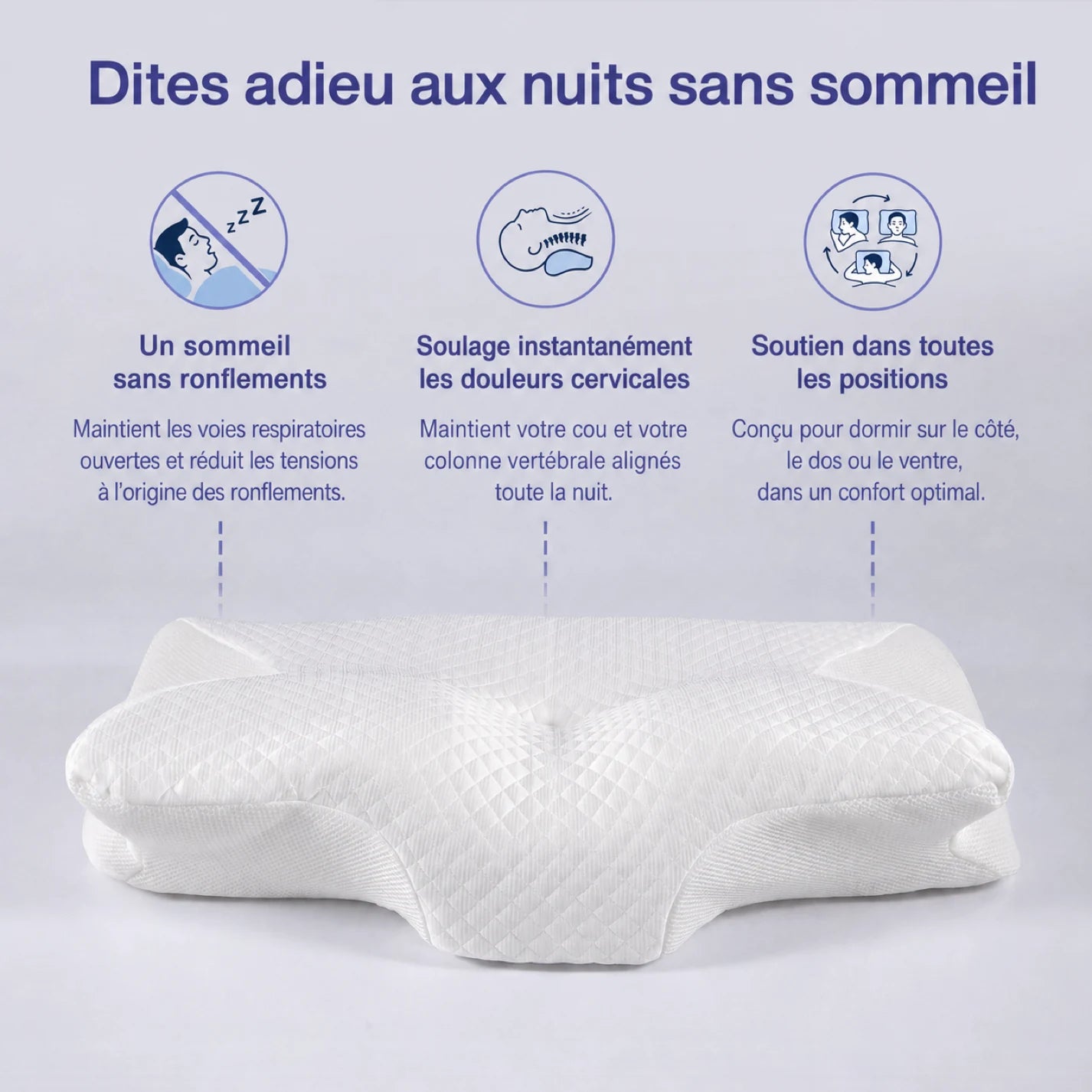Bénéfices de l’oreiller cervical Lynelia pour le sommeil
